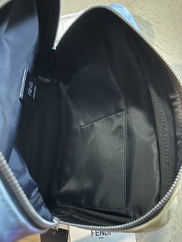 New $720 Fendi Zipper Toiletry Travel Bag Color Azzurro Italy