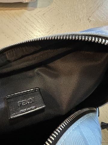 New $720 Fendi Zipper Toiletry Travel Bag Color Azzurro Italy