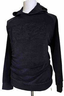NWT $1190 Fendi Men FF Logo hooded Sweater/Knit Pullover Navy Size L