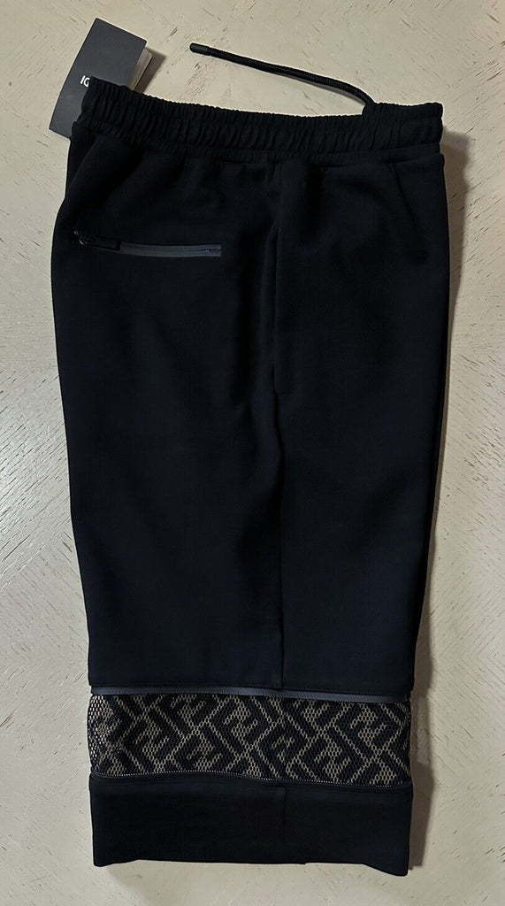 NWT $920 Fendi Men Drawstring Short Pants Black 32 US/48 Eu Italy