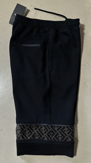NWT $920 Fendi Men Drawstring Short Pants Black 32 US/48 Eu Italy