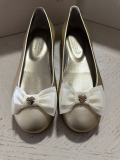 NIB Armani Junior Girls Shoes Color Gold Size 35 Eu