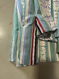 New $3200 Thom Brown Seasonal Pleated Tweed Midi Skirt White/Multi 38/4