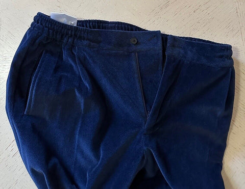 New $7995 KITON Men’s Velvet  Suit Blue 42R US/52R Eu Italy