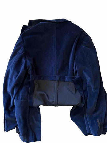 New $7995 KITON Men’s Velvet  Suit Blue 42R US/52R Eu Italy