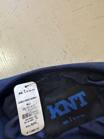 New $7995 KITON Men’s Velvet  Suit Blue 42R US/52R Eu Italy