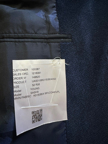 New $7995 KITON Men’s Velvet  Suit Blue 42R US/52R Eu Italy