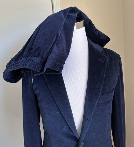 New $7995 KITON Men’s Velvet  Suit Blue 42R US/52R Eu Italy