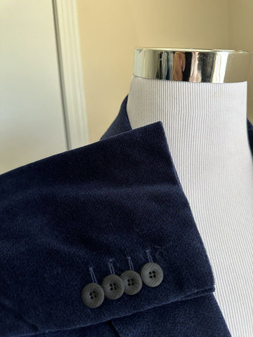 New $7995 KITON Men’s Velvet  Suit Blue 42R US/52R Eu Italy