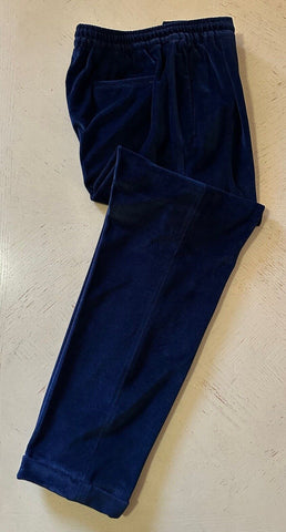 New $7995 KITON Men’s Velvet  Suit Blue 42R US/52R Eu Italy