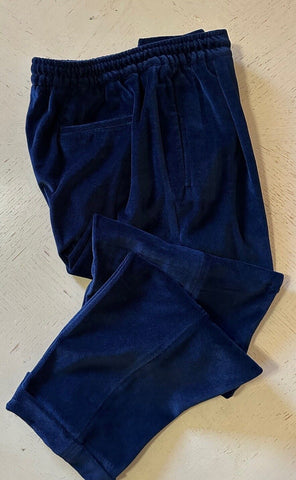 New $7995 KITON Men’s Velvet  Suit Blue 42R US/52R Eu Italy