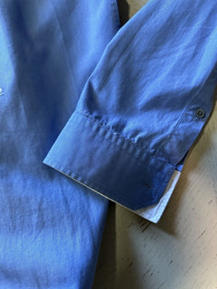 Gucci Men’s Slim Fit Dress Shirt Blue Size 42/16.5 Switzerland