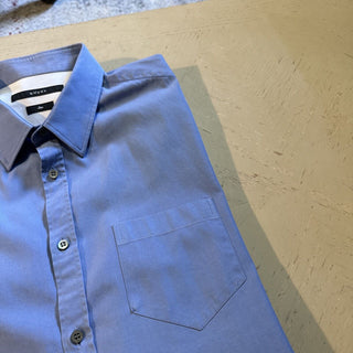 Gucci Men’s Slim Fit Dress Shirt Blue Size 42/16.5 Switzerland