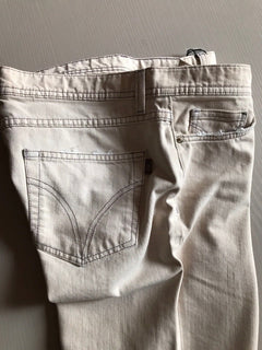 New $475 D&G Women's Pants Jeans Cream Size 28 Made In Italy - BAYSUPERSTORE