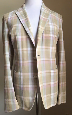 New $2695 Ermenegildo Zegna Couture Sport Coat Blazer Multi-Color 38 US (48 Eu) - BAYSUPERSTORE