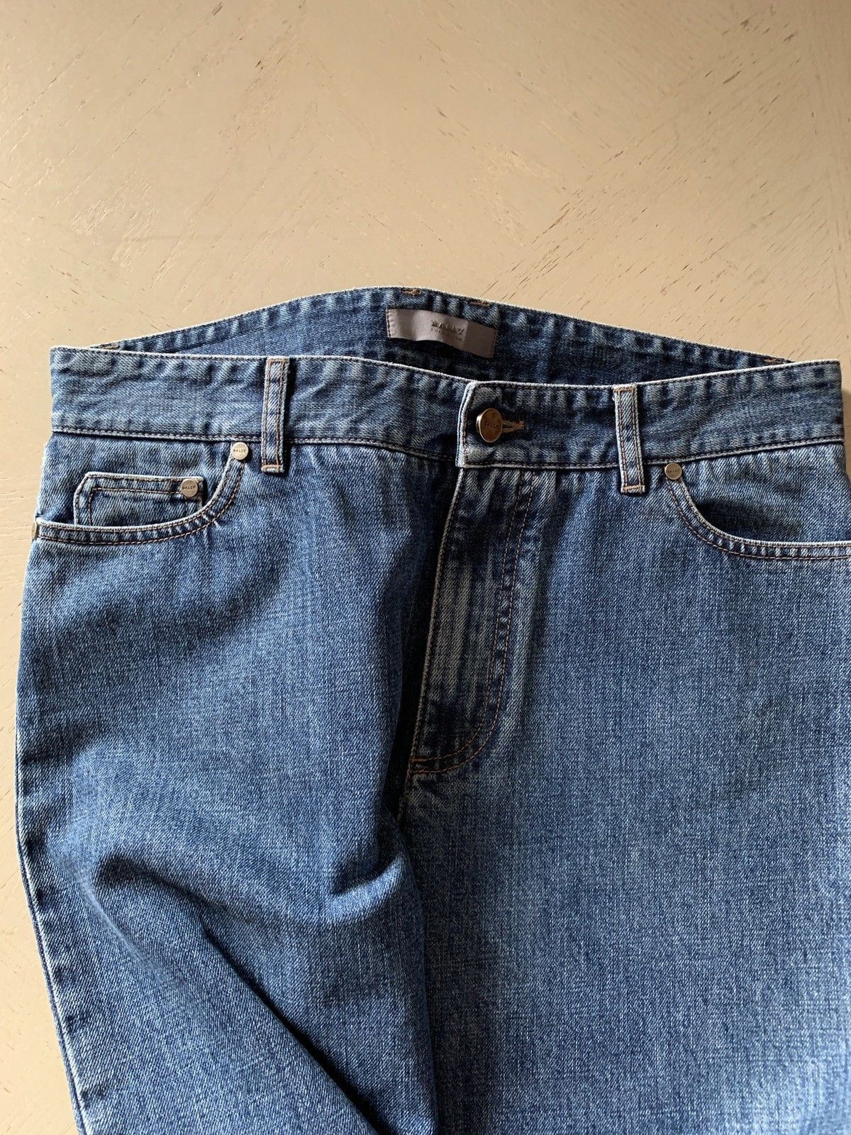 New $550 Bally Women's Jeans Pants Blue 8 US ( 40 Eu ) Italy