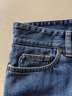 New $550 Bally Women's Jeans Pants Blue 8 US ( 40 Eu ) Italy