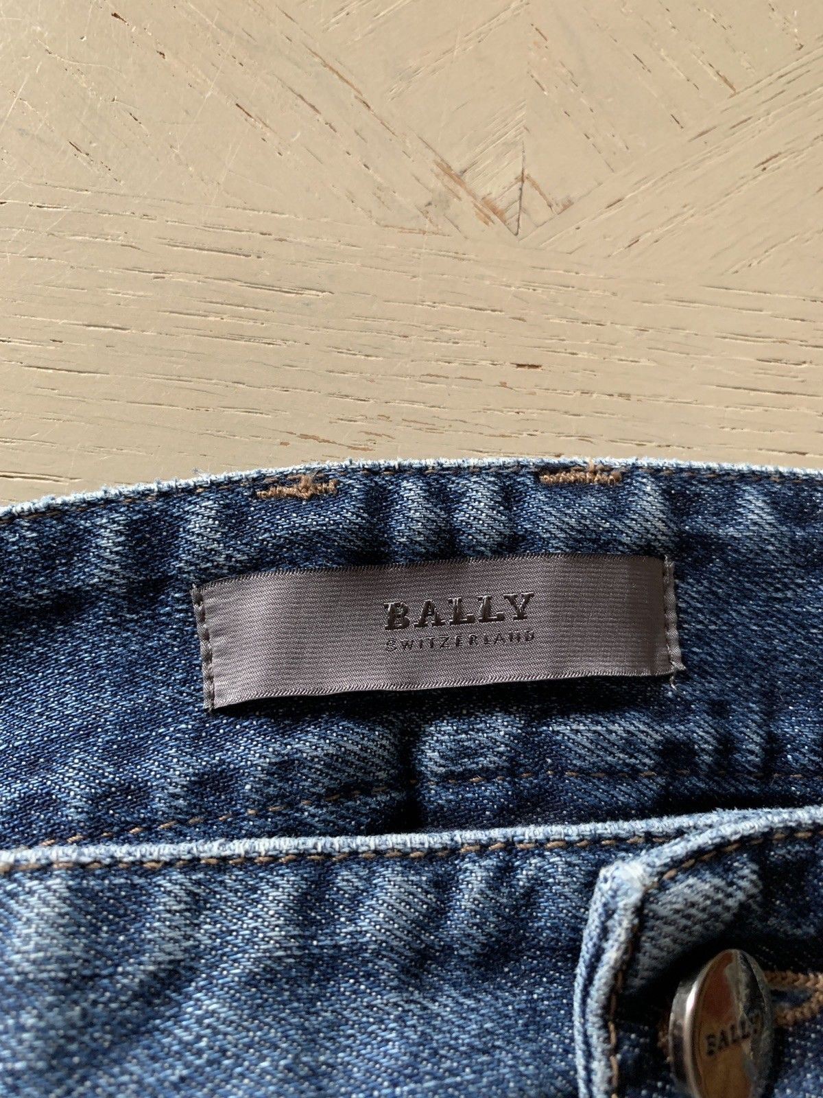 New $550 Bally Women's Jeans Pants Blue 8 US ( 40 Eu ) Italy
