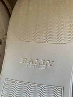 New $650 Bally Men Hernando Leather Sneakers Shoes Color White 13 US Switzerland