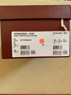 New $650 Bally Men Hernando Leather Sneakers Shoes Color White 13 US Switzerland