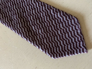 New $445 Giorgio Armani Neck Tie Purple Hand made in Italy