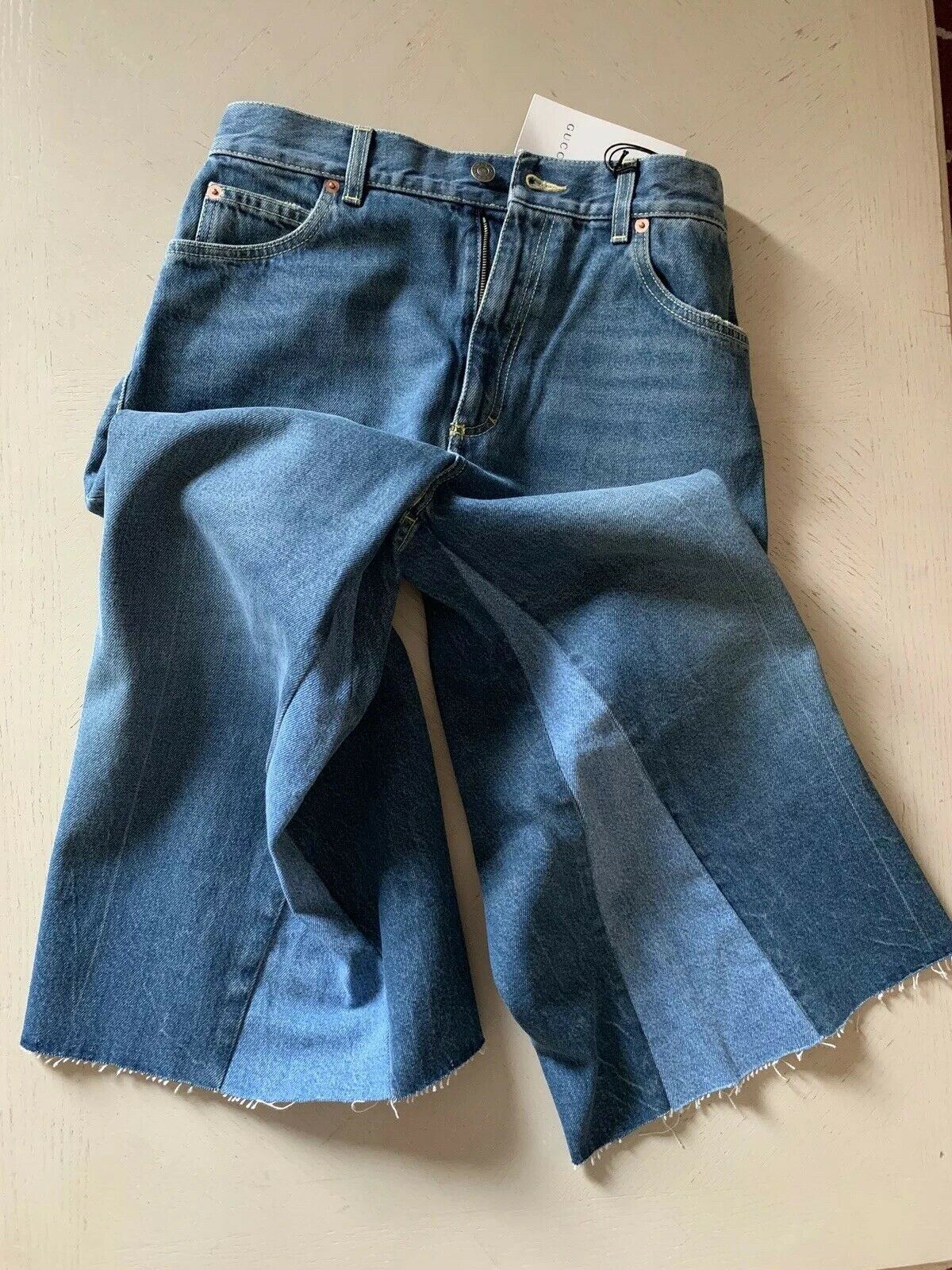 New $945 Gucci Women's Jeans Pants Skirt Blue Size 25