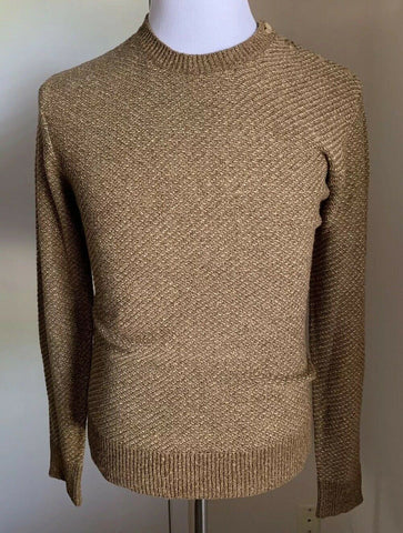 NWT $895 Ralph Lauren Purple Label Мужской шелковый свитер с круглым вырезом Коричневый XL Италия