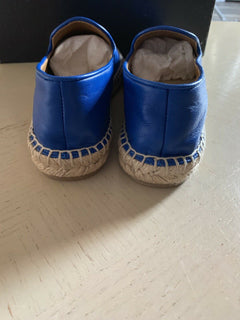 NIB $550 Ralph Lauren Purple Label Women Espadrille Blue 5.5 US ( 35.5 Eu )
