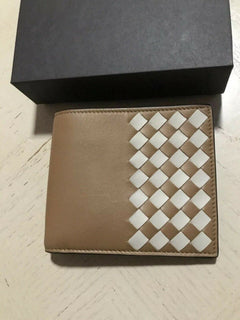 New Bottega Veneta Mens Wallet Camel/Cream  113993 Italy