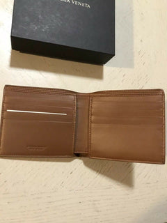 New Bottega Veneta Mens Wallet Fume/Orange 113993 Italy