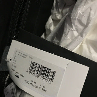 Neue 1395 $ Armani Collezioni Herren Leder Aktentasche Reisetasche Schwarz