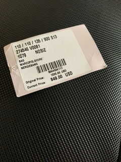 New $1200 Bottega Veneta Men Leather Brefcase Bag Black Italy
