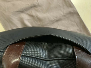 New $1200 Bottega Veneta Men Leather Brefcase Bag Black Italy