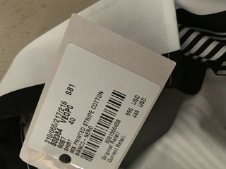 NWT 890 Bottega Veneta Mens Dress Shirt Black/White 40/15 3/4 Italy