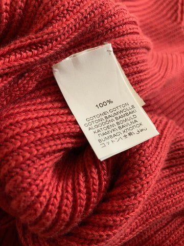 New $845 Brunello Cucinelli Men V-Neck Sweater Strawberry Red M ( 48 Eu ) Italy