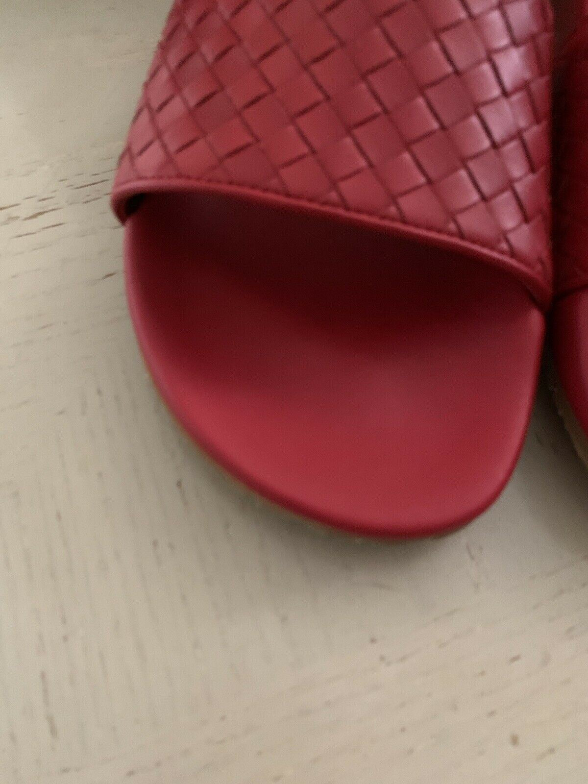 Мужские кожаные сандалии Bottega Veneta, красные 10 долларов США (43 ЕС), Италия, 580 долларов США 