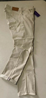 Neu mit Etikett: 395 $ Ralph Lauren Purple Label Herrenjeanshose Slim Fit Beige 34/32L US