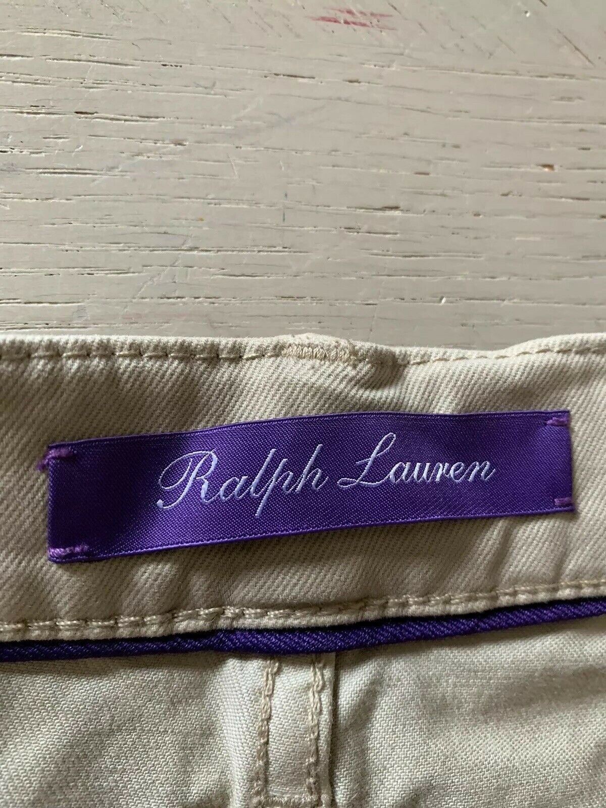 Neu mit Etikett: 395 $ Ralph Lauren Purple Label Herrenjeanshose Slim Fit Beige 34/32L US