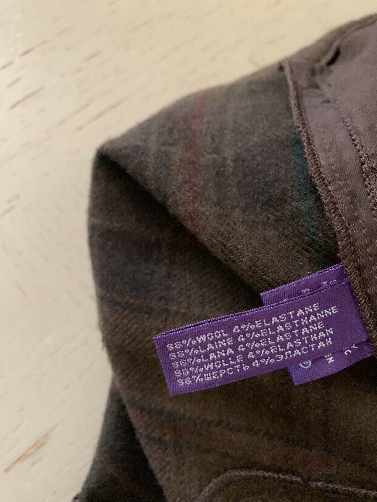 1895 $ Ralph Lauren Collection Purple Label Damenhose Braun 6 US