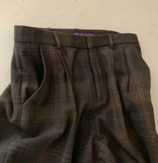 1895 $ Ralph Lauren Collection Purple Label Damenhose Braun 6 US