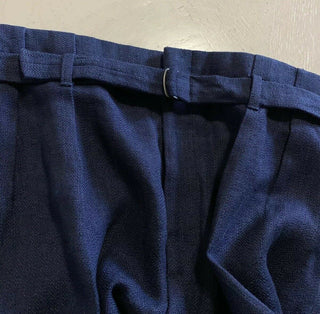 Neu mit Etikett: 595 $ Ralph Lauren Purple Label Herren-Leinenhose Navy 38 US (54 Euro) Italien
