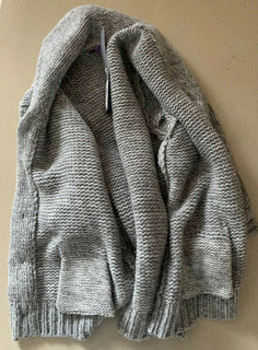 Neu mit Etikett: 2495 $ Ralph Lauren Purple Label Herren-Kaschmir-Cardigan-Pullover Grau XL Italien