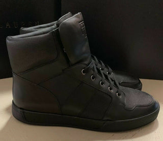 Neu $850 Ralph Lauren Purple Label Herren High Top Sneakers Schuhe Schwarz 11,5 US Ita