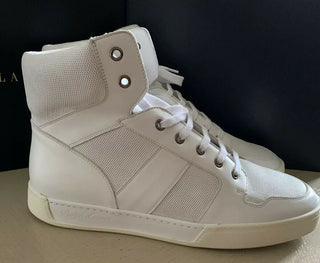 Neu $850 Ralph Lauren Purple Label Herren High Top Sneakers Schuhe Weiß 11,5 US Ita