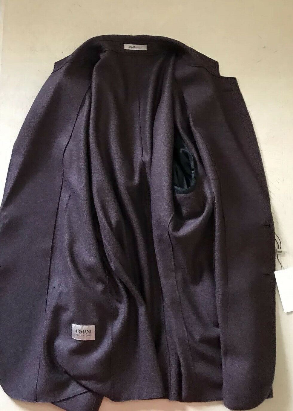 NWT Armani Collezioni Спортивная куртка Блейзеры Бордовый 46R США ( 56R EU )