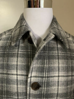 Neu$5995 Ralph Lauren Purple Label Herren-Kaschmir-Übermantel, Grau, Größe 38 US, Italien