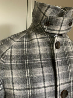 Neu$5995 Ralph Lauren Purple Label Herren-Kaschmir-Übermantel, Grau, Größe 38 US, Italien