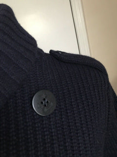 Neu mit Etikett: 2495 $ Ralph Lauren Purple Label Herren-Strickjacke, Strickjacke, Marineblau, S, Italien
