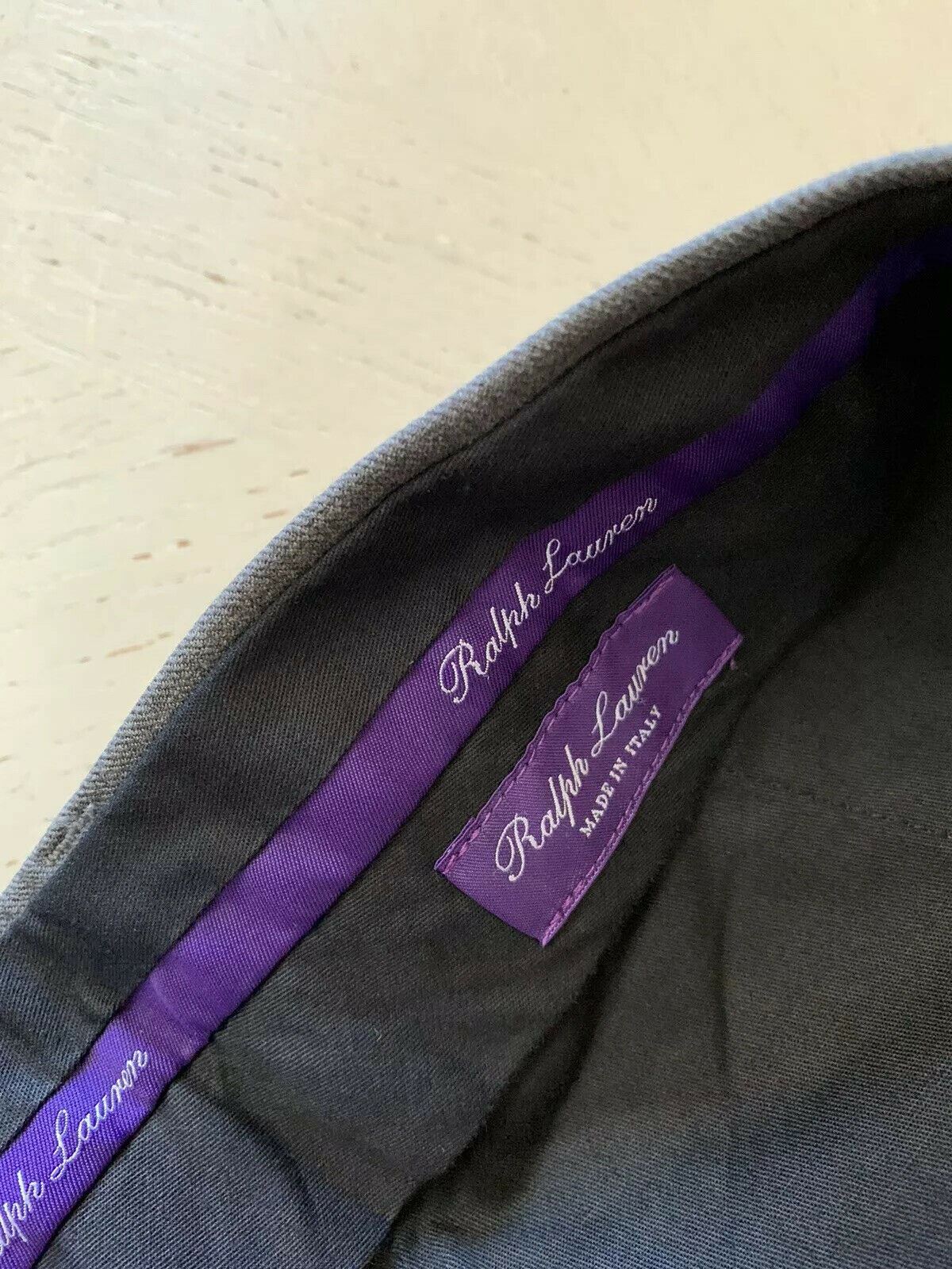 NWT $695 Ralph Lauren Purple Label Mens Pants Med. Gray 30 US ( 46 Euro ) Italy