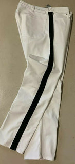 Neu mit Etikett: 695 $ Ralph Lauren Purple Label Herrenjeanshose Weiß/Schwarz 40/32L Italien
